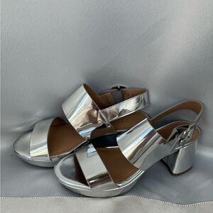 Aerosoles Camera Silver Metallic